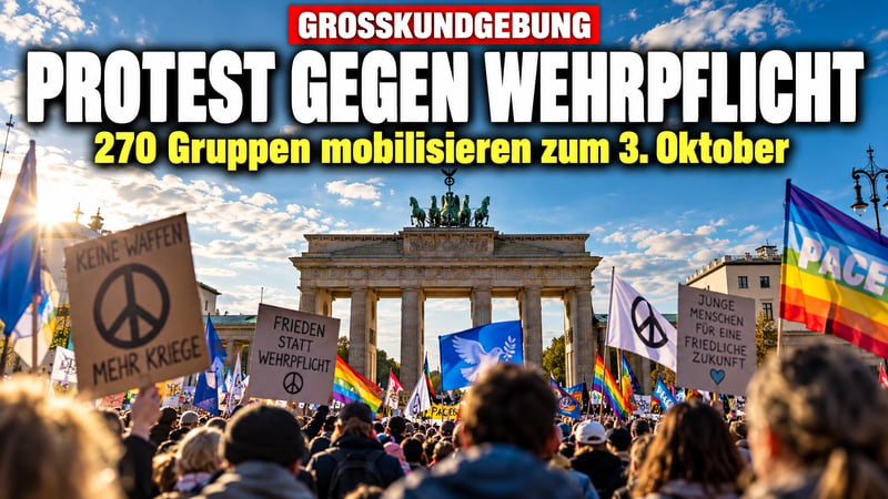 Friedensbewegung macht mobil: 270 Gruppen gegen Wehrpflicht-Pläne!