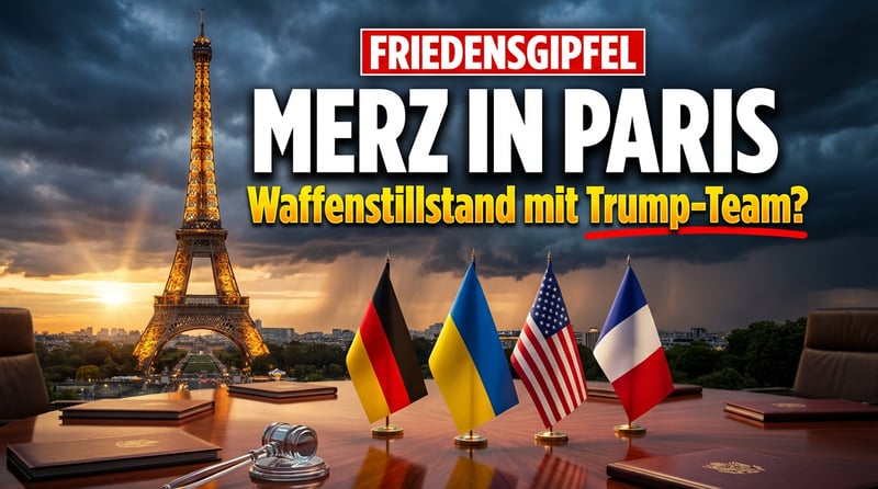Friedensgipfel in Paris: Merz verhandelt mit Trump-Schwiegersohn über Ukraine-Waffenstillstand