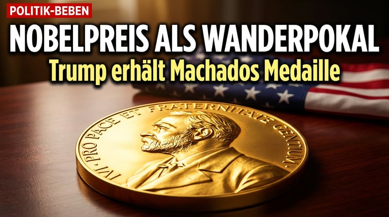 Friedensnobelpreis als Wanderpokal: Trump nimmt Machados Medaille entgegen