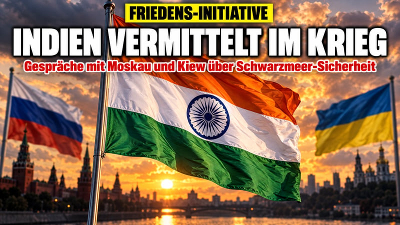 Friedensstifter aus Neu-Delhi: Indien mischt im Ukraine-Krieg mit!