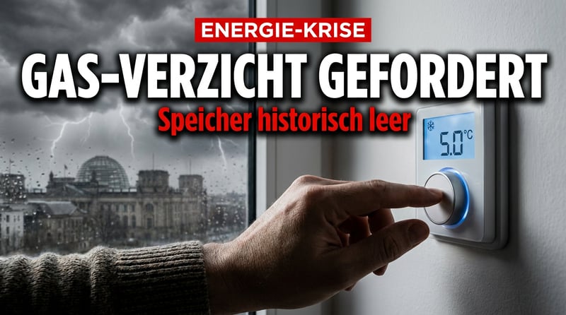 Frieren für die Klimarettung: Bundesnetzagentur-Chef Müller predigt schon wieder Gasverzicht