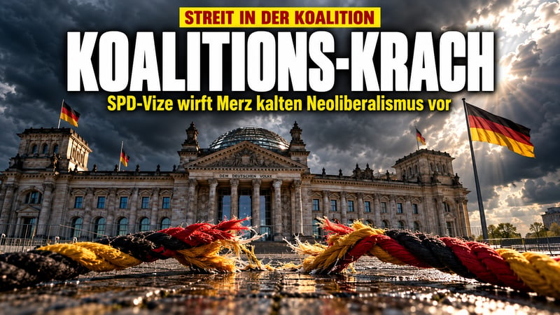 Frontalangriff auf Merz: SPD-Vize wettert über „kalten Neoliberalismus“