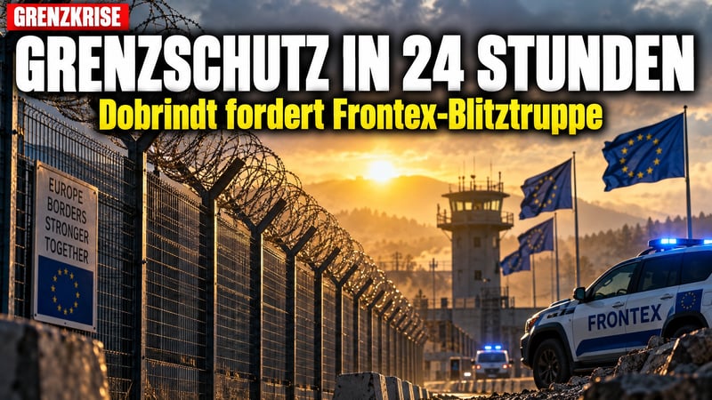 Frontex-Blitztruppe: Dobrindt will Europas Grenzen in 24 Stunden sichern