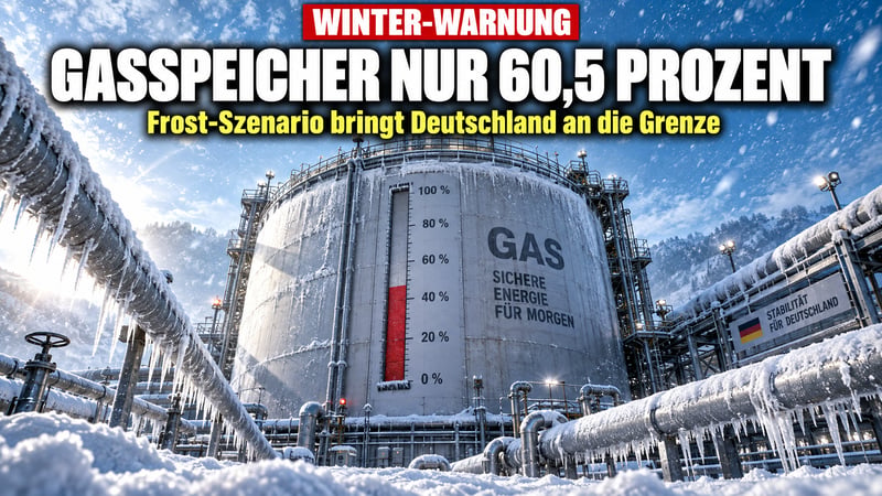 Frost-Schock bei leeren Gasspeichern: Wie lange hält Deutschland durch?
