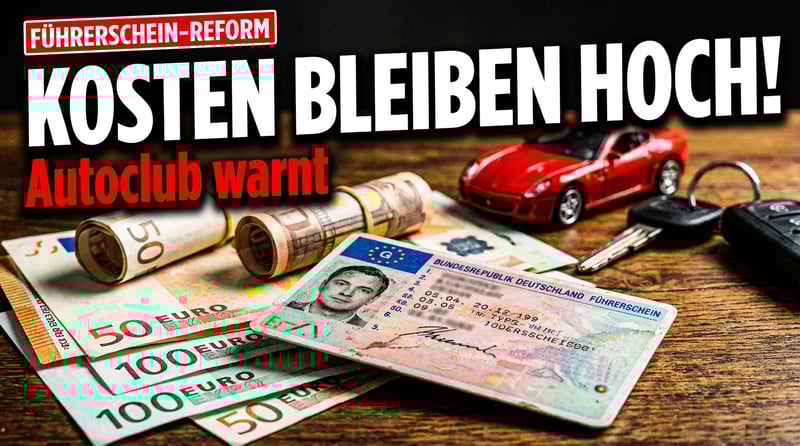 Führerschein-Reform: Autoclub zerschlägt Hoffnungen auf günstigere Fahrausbildung