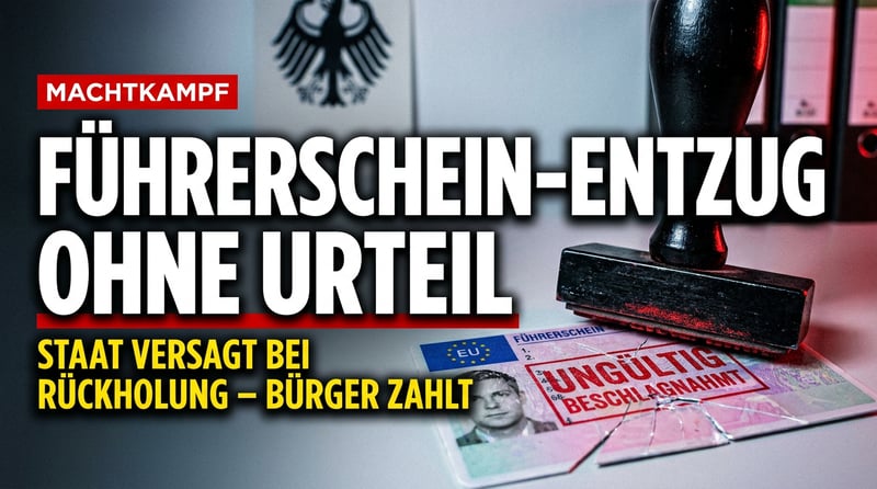 Führerschein weg bei Unterhaltsschulden: Wenn der Staat sein eigenes Versagen mit Freiheitsentzug kaschiert