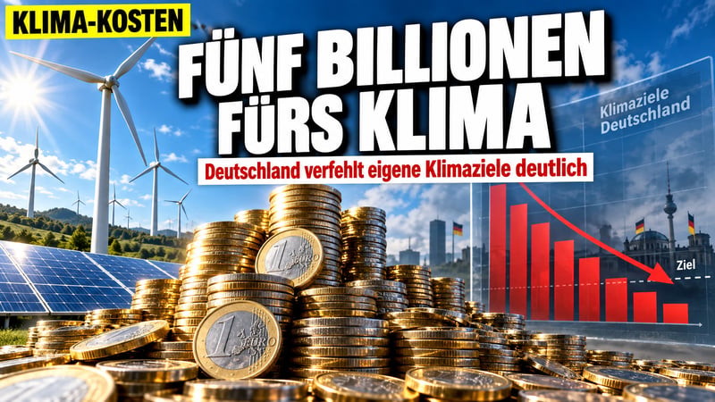 Fünf Billionen fürs Klima: Was uns Net Zero 2045 wirklich kostet