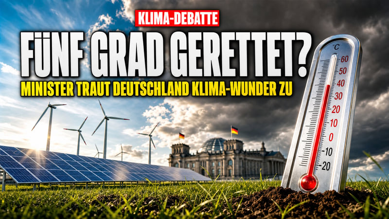 Fünf Grad gerettet? Umweltminister traut Deutschland Wunder zu