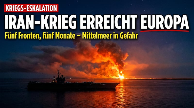 Fünf Monate Krieg, fünf Fronten: Der Iran-Konflikt frisst sich ins Mittelmeer – und Europa schaut zu