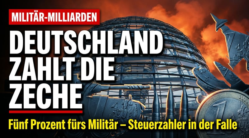 Fünf Prozent fürs Militär: Wie Deutschland zur Melkkuh der NATO-Aufrüstung wird