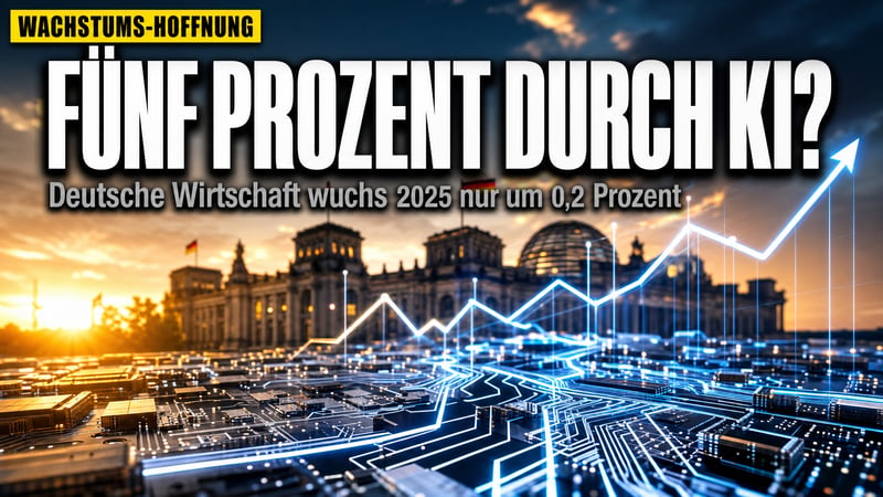 Fünf Prozent Wachstum durch KI? Minister weckt große Hoffnungen