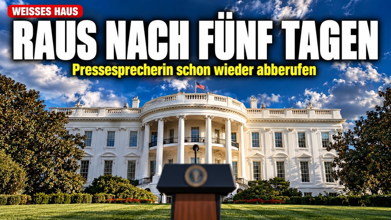 Fünf Tage, ein Briefing, raus: Trumps Sprecherinnen-Debakel!