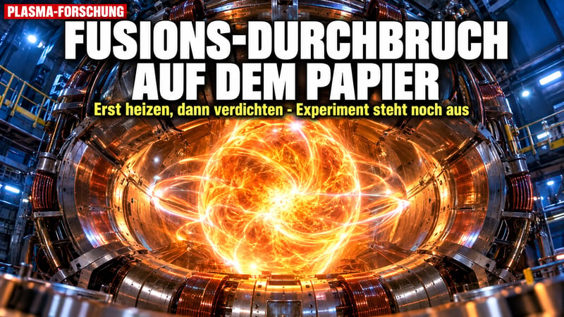 Fusions-Durchbruch auf dem Papier: Erst heizen, dann verdichten!