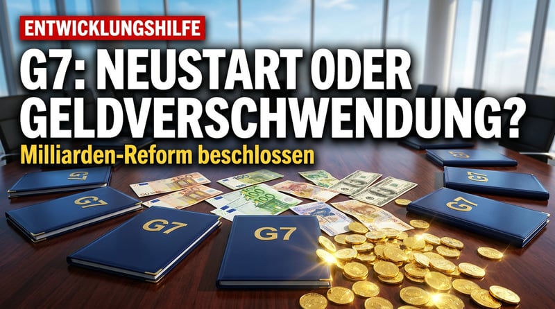 G7 erfinden die Entwicklungshilfe neu – oder verkaufen alten Wein in neuen Schläuchen?