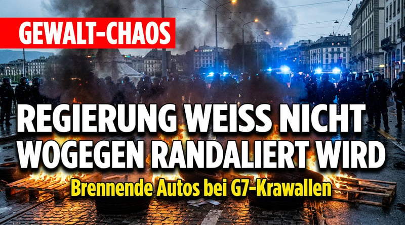 G7-Krawalle in Genf: Wenn Berlin nicht einmal weiß, wogegen randaliert wird