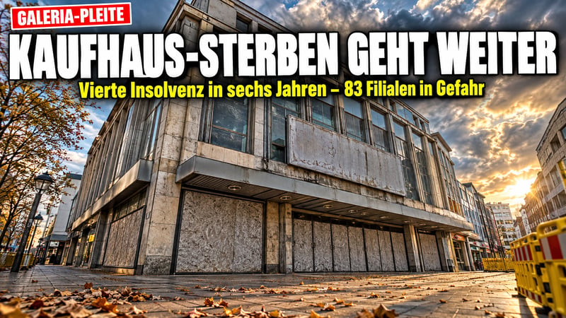 Galeria-Pleite Nummer vier: Droht unseren Innenstädten die Leere?