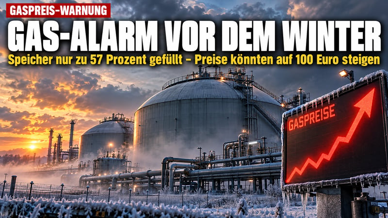 Gas-Alarm vor dem Winter: Droht Deutschland der nächste Preisschock?