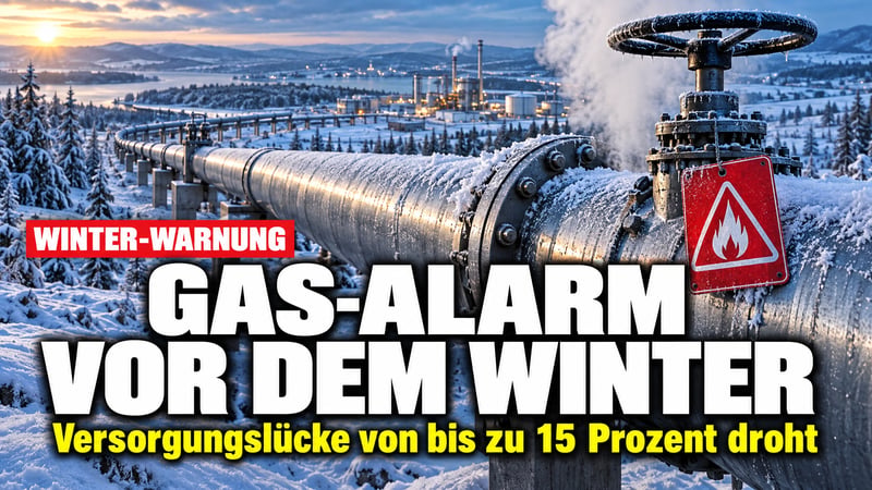 Gas-Alarm vor dem Winter: Europa droht eine Lücke von 15 Prozent!