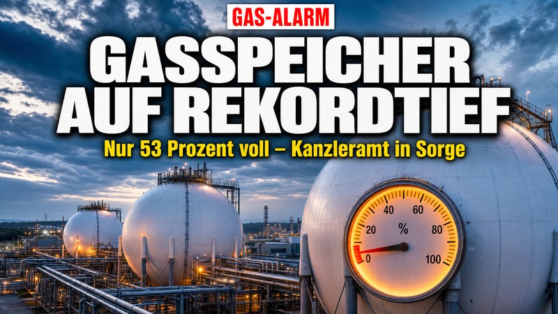 Gas-Alarm vor dem Winter: Jetzt bekommt es auch Merz mit der Angst