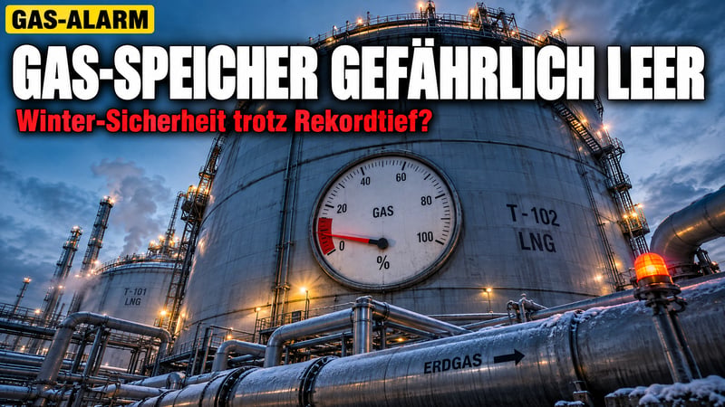 Gas-Alarm vor dem Winter: Speicher leer, Brüssel verteilt Beruhigungspillen