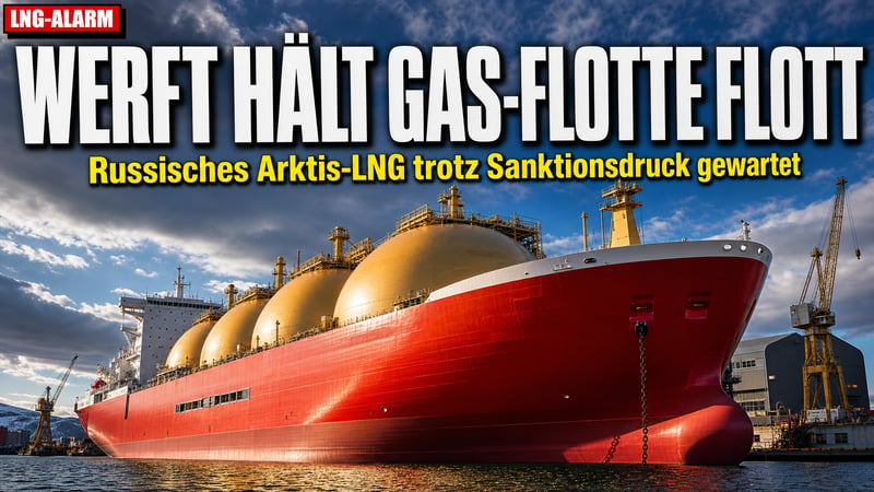 Gas-Deal im Schatten: EU-Werft hält Putins LNG-Flotte flott
