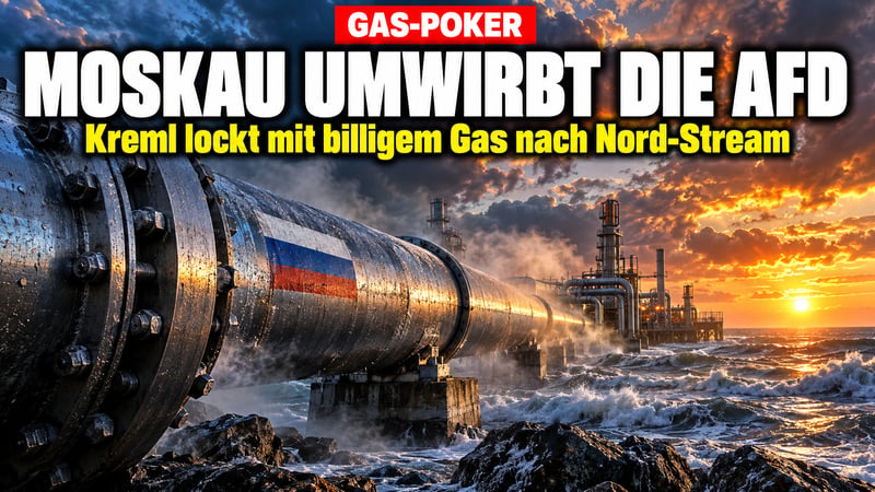 Gas-Poker um Nord Stream: Moskau umwirbt offen die AfD