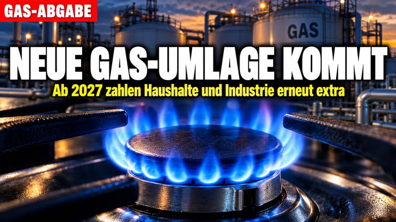 Gas-Umlage kehrt zurück: Reiche bittet Gaskunden erneut zur Kasse!