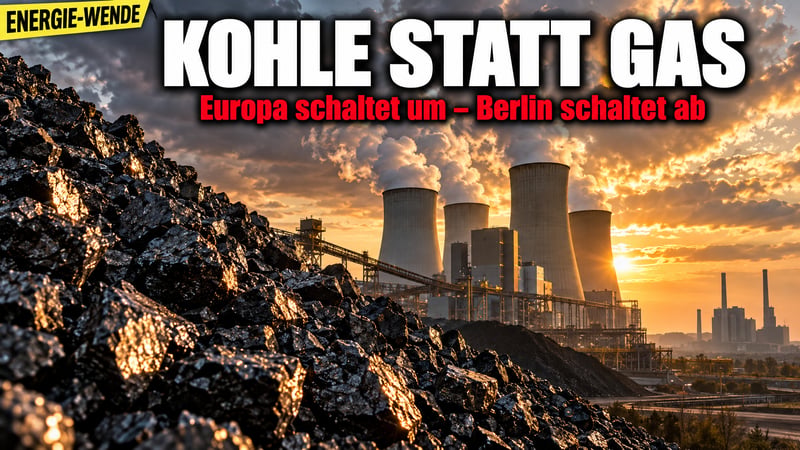 Gas zu teuer: Europa holt die Kohle zurück – nur Berlin schaltet ab!
