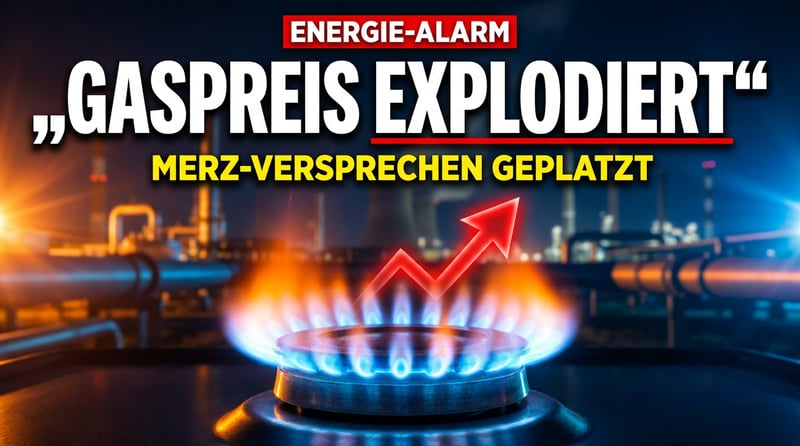Gaspreis explodiert: Wie Merz' Entlastungsversprechen an der Realität der Weltmärkte zerschellt