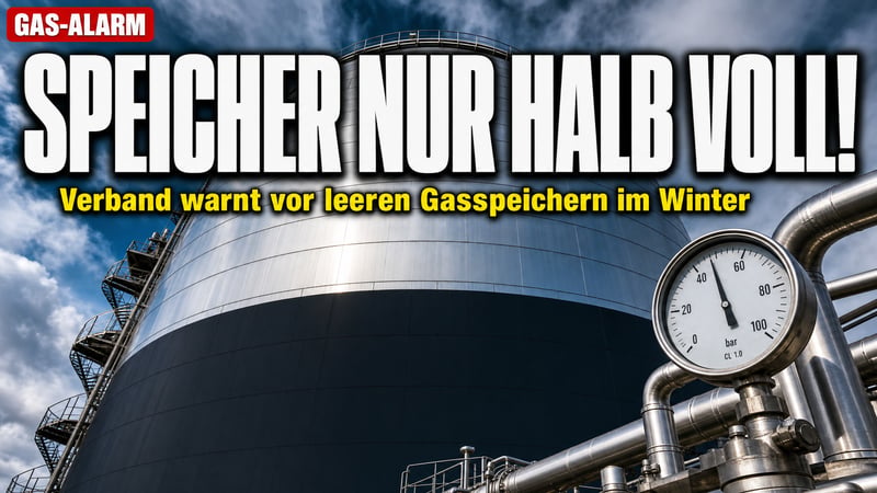Gasspeicher halb leer: Warum die Entwarnung Zweifel weckt