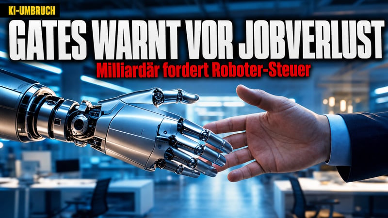 Gates fordert Roboter-Steuer: "Turbulenteste Zeit der Menschheit"