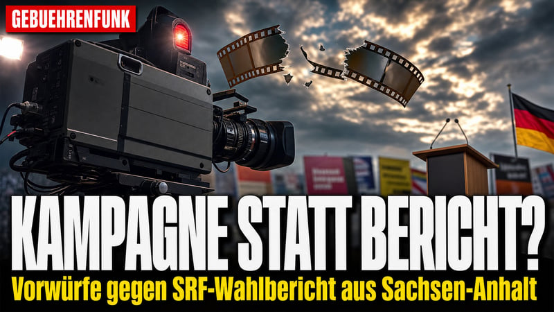 Gebührenfunk im Wahlkampf: Schwere Vorwürfe gegen SRF-Reportage