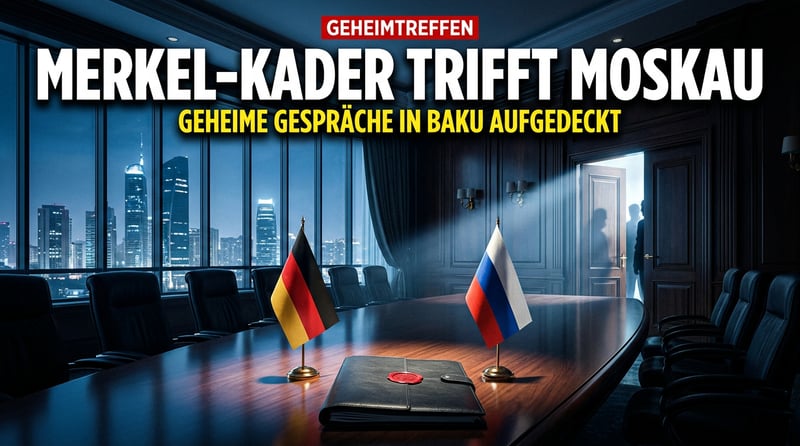 Geheimdiplomatie in Baku: Wenn Deutschlands Alt-Kader hinter verschlossenen Türen mit Moskau verhandeln