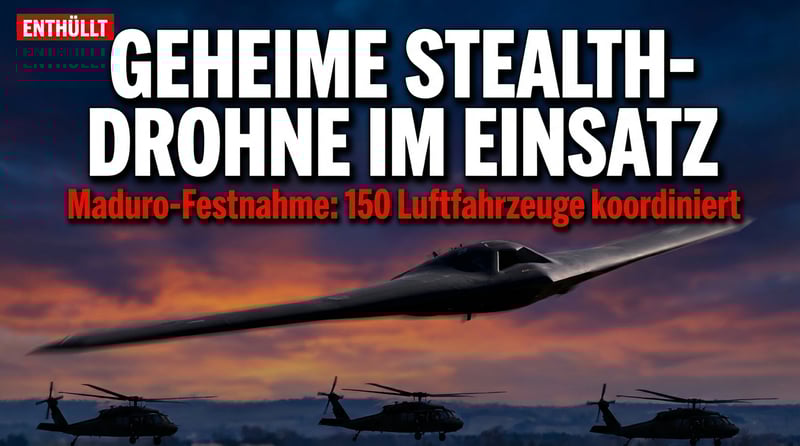 Geheime Stealth-Drohne bei spektakulärer Maduro-Festnahme im Einsatz?