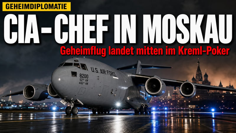 Geheimflug nach Moskau: CIA-Chef landet mitten im Kreml-Poker