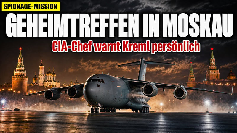 Geheimmission in Moskau: CIA-Chef bringt Warnung an Putin