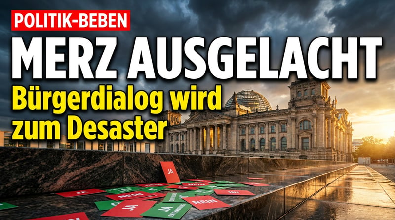 Gelächter statt Applaus: Wie Merz beim Bürgerdialog in Salzwedel demontiert wurde