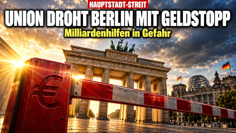 Geld-Drohung an Berlin: Union will Linken-Senat den Hahn zudrehen!