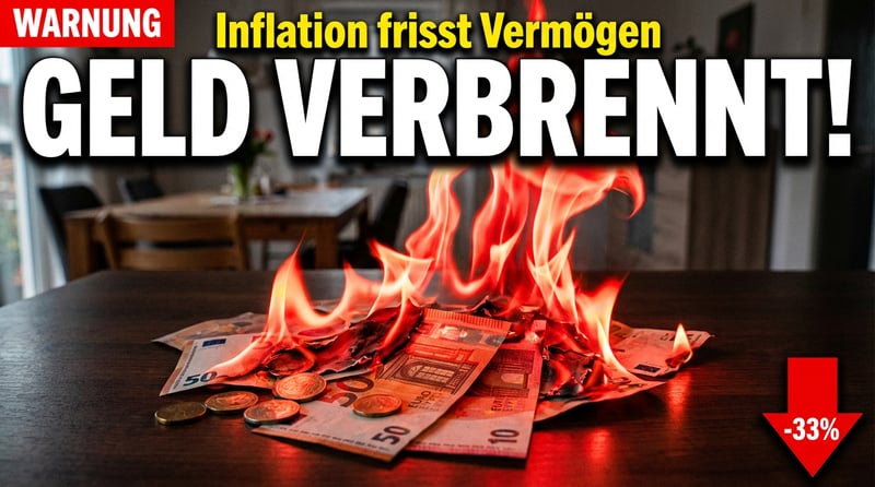 Geldentwertung frisst sich durch deutsche Haushalte: Die schleichende Enteignung geht weiter