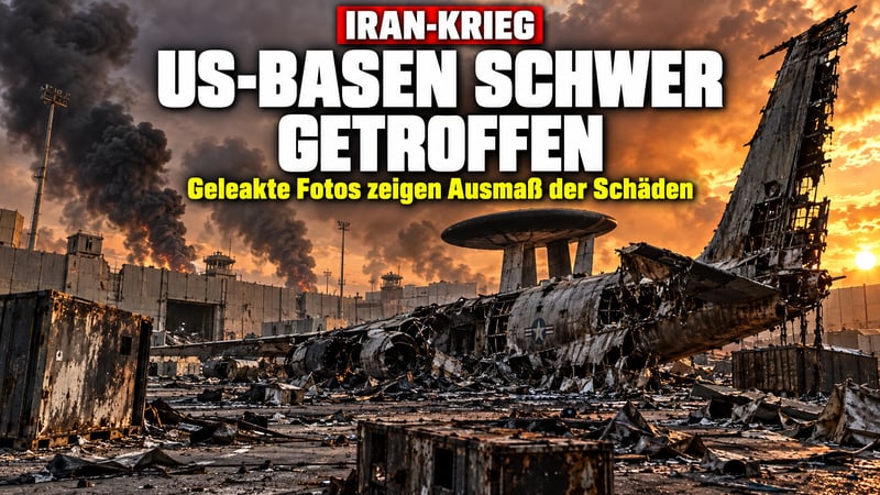 Geleakte Fotos: Wie hart Irans Raketen die US-Basen wirklich treffen