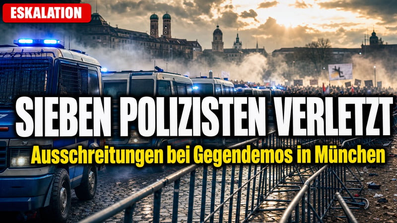 Gelöbnis gegen die AfD – und sieben verletzte Polizisten in München
