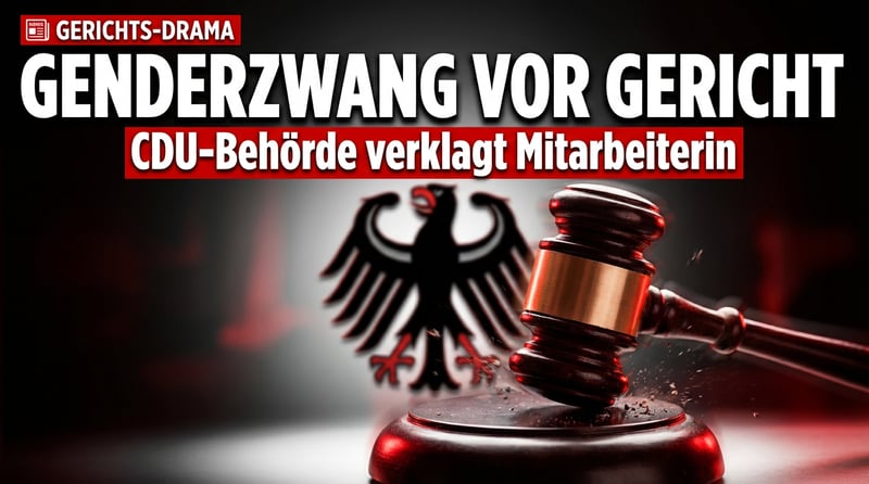Genderzwang in Bundesbehörde: CDU-Minister lässt Mitarbeiterin vor Gericht zerren