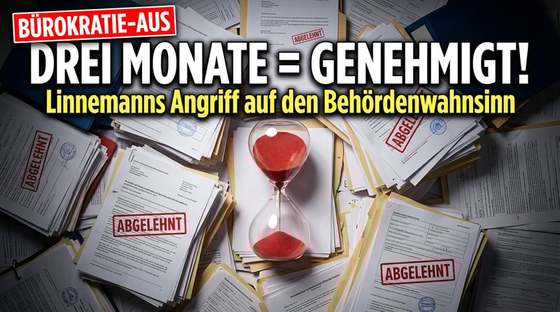 Genehmigungsfiktionen: Linnemanns radikaler Plan gegen den deutschen Behördenwahnsinn