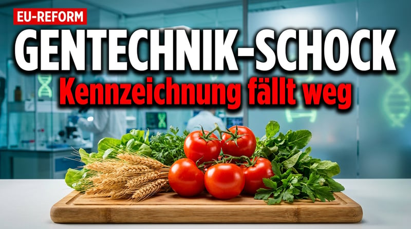 Gentechnik durch die Hintertür: Brüssel kippt die Kennzeichnungspflicht – und der Verbraucher schaut in die Röhre