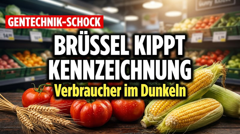 Gentechnik durch die Hintertür: Brüssel kippt die Kennzeichnungspflicht – und der Verbraucher tappt im Dunkeln