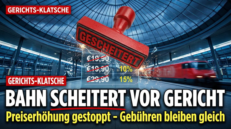 Gerichtsklatsche für den Staatskonzern: Deutsche Bahn scheitert mit Preistreiberei bei Bahnhofsgebühren