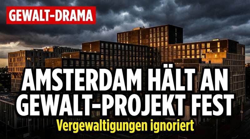 Gescheitertes Integrationsprojekt: Amsterdam hält trotz Vergewaltigungen und Messergewalt an Migranten-Wohnheim fest