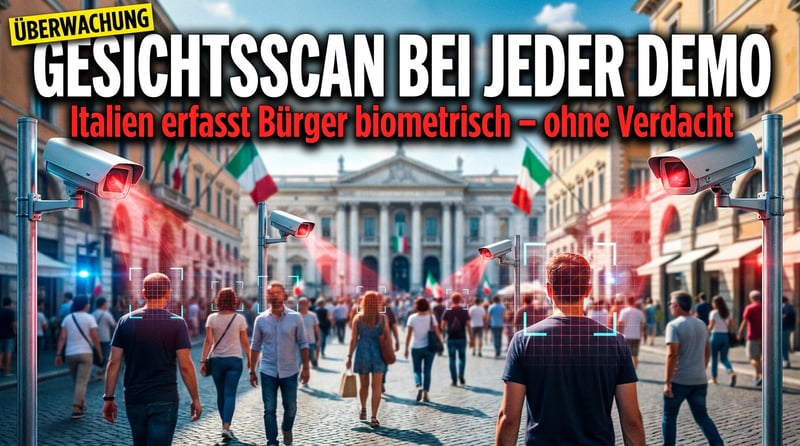 Gesichtsscan bei jeder Demo: Italiens Polizei soll Bürger biometrisch erfassen