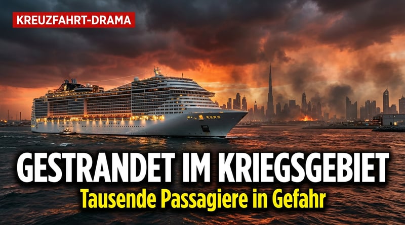 Gestrandet im Krisengebiet: Tausende Kreuzfahrt-Passagiere sitzen in der Gefahrenzone fest