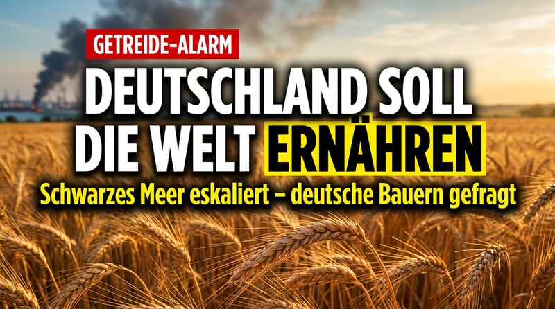 Getreide-Krise am Schwarzen Meer: Wenn deutsche Äcker plötzlich die Welt ernähren sollen